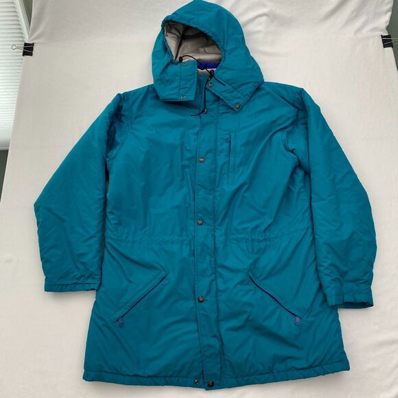 Vintage LL Bean Coat Penobscot Parka Mens Tall Large Hooded Outdoor USA Made - Picture 1 of 12